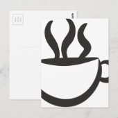 Carte Postale Un café ? (Devant / Derrière)
