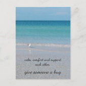 Carte Postale "Un câlin..................." (Devant)