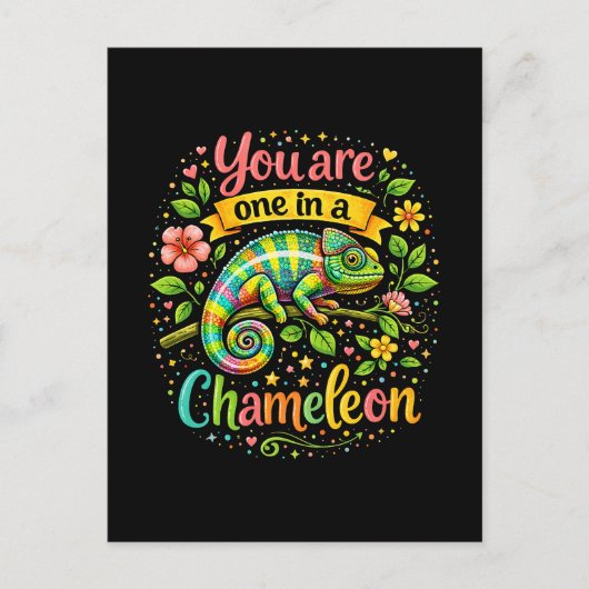 Carte Postale Un caméléon unique (Devant)