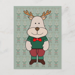 Carte Postale Un cerf mignon