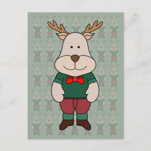 Carte Postale Un cerf mignon (Devant)