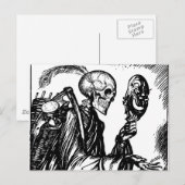 Carte Postale Un chaman morte (Devant / Derrière)