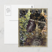 Carte Postale Un Chameleon de nuit Jungle (Devant / Derrière)