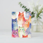 Carte Postale Un chaos de chats (Debout devant)