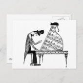 Carte Postale Un chat nommé Sonata (Devant / Derrière)