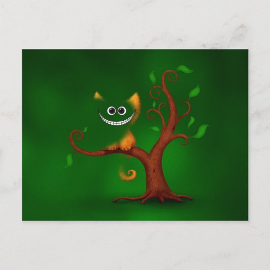 Carte Postale Un chaton de Cheshire (disparition) (Devant)