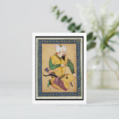 Carte Postale Un chef turkmène ou mongol tenant une flèche, de (Debout devant)