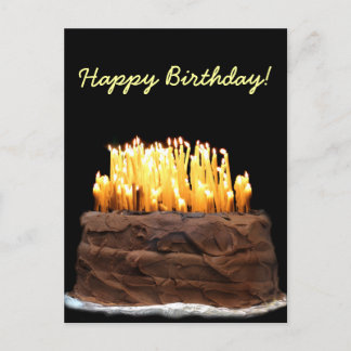 Carte Postale Un chemin au-dessus de l'anniversaire de colline