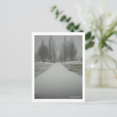 Carte Postale Un chemin d'hiver.... (Debout devant)