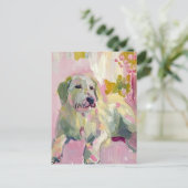 Carte Postale Un chien mignon (Debout devant)