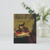 Carte Postale Un chimiste dans son laboratoire (Debout devant)