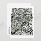 Carte Postale Un choc au système (chaise électrique) (Devant / Derrière)