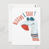 Carte Postale Un Choc Manquant ? (Devant / Derrière)