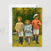 CARTE POSTALE UN CHOIX DIFFICILE (Devant / Derrière)