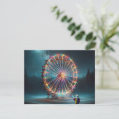 Carte Postale Un Clown accueille (Debout devant)