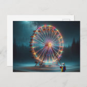 Carte Postale Un Clown accueille (Devant / Derrière)