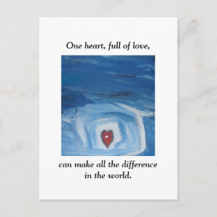 CARTE POSTALE UN COEUR