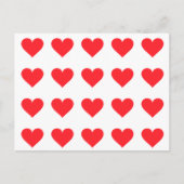 Carte Postale Un coeur d'amour et d'affection (Devant)