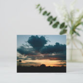 Carte Postale Un coeur dans le ciel (Debout devant)