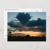 Carte Postale Un coeur dans le ciel (Devant / Derrière)