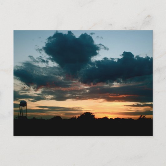 Carte Postale Un coeur dans le ciel (Devant)