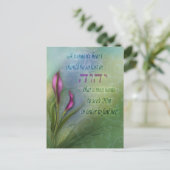 Carte Postale Un coeur féminin - Calla Lily (Debout devant)