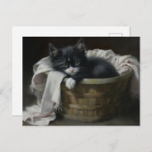 Carte Postale Un Coin Cosy Kittens (Devant / Derrière)