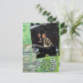 Carte Postale Un collage de couple rétro (Debout devant)