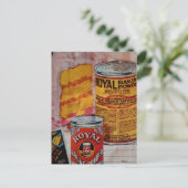 Carte Postale Un collage de gâteau et de levure chimique (Debout devant)