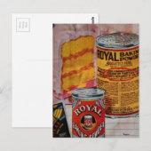 Carte Postale Un collage de gâteau et de levure chimique (Devant / Derrière)