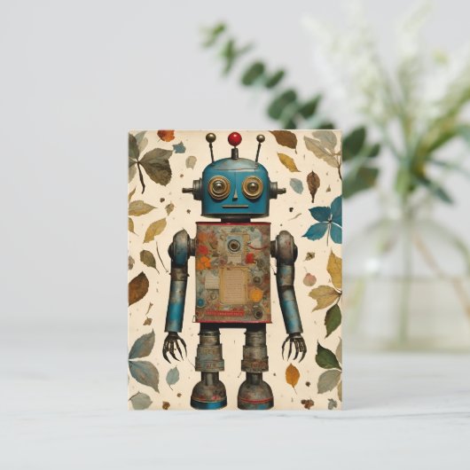 Carte Postale Un collage de robots (Debout devant)