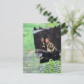 Carte Postale Un collage mixte de couple rétro (Debout devant)