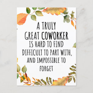 Carte Postale Un collègue vraiment génial