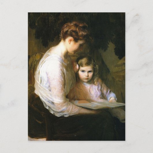 Carte Postale Un conte de fées par Lilla Cabot Perry (Devant)