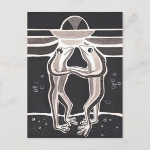 Carte Postale Un conte de grenouilles