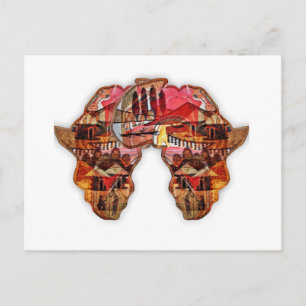 Carte Postale Un continent connecté : la dualité de l'Afrique