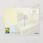 Carte Postale Un contraste frappant de jaune et bleu (Dos)