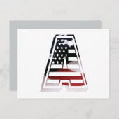 Carte Postale Un cool fab de script américain (Devant / Derrière)