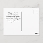 Carte Postale "Un cordon de trois brins" Ecclesiastes 4:12 (Dos)