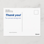 Carte Postale Un coup de chapeau aux travailleurs de la santé en (Dos)