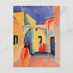 Carte Postale Un coup d'oeil sur une ruelle,