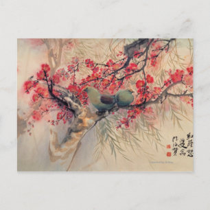 Carte Postale Un couple au printemps