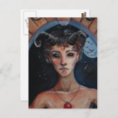 Carte Postale Un courant sombre - le KAT faun (Devant / Derrière)