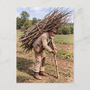 Carte Postale Un couvreur de chaume du Wiltshire 1892