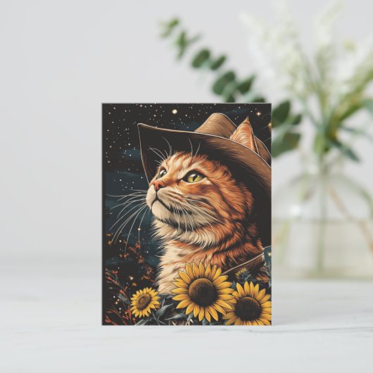 Carte Postale Un Cowboy Kitty (Debout devant)