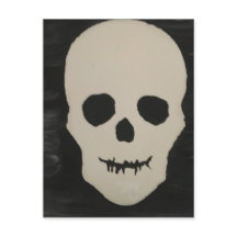 Un crâne d'Halloween