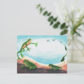 Carte Postale Un cycle de vie étonnant d'une grenouille (Debout devant)