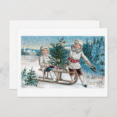 Carte Postale Un délicieux Yuletide (Devant / Derrière)