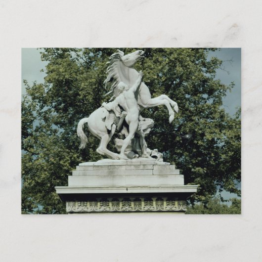 Carte Postale Un des deux "Marly Horses", 1739-45 (Devant)