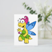 Carte Postale Un Dessin Fairysaur Dinosaur. (Debout devant)